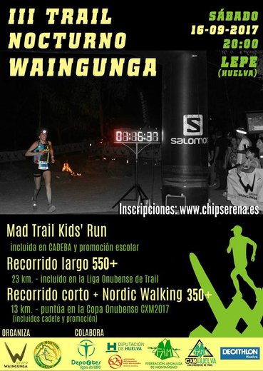 III Trail Nocturno de Waingunga